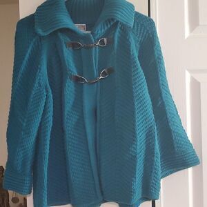 Cowl neck shrug cardigan sweater